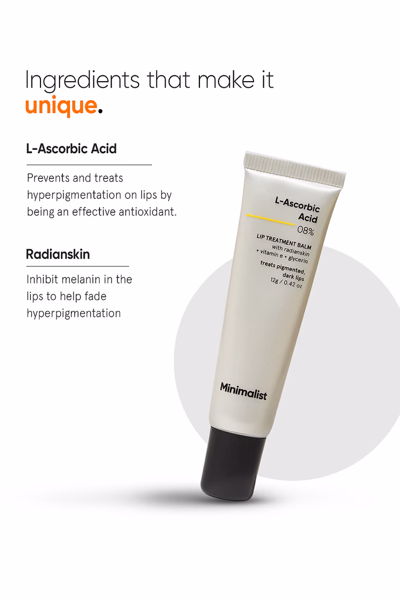 Minimalist - 8% L-Ascorbic Acid - Lip Treatment Balm