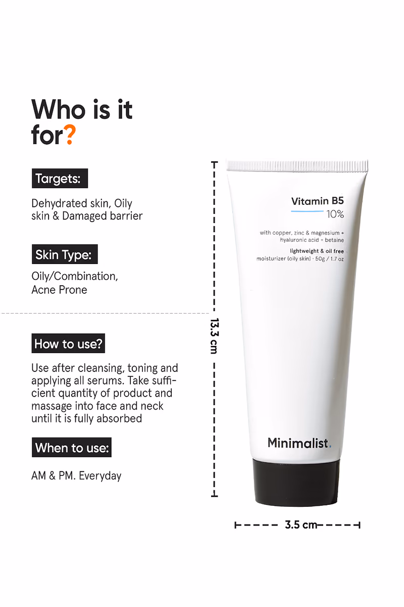 Minimalist - Vitamin B5 10% - Moisturizer