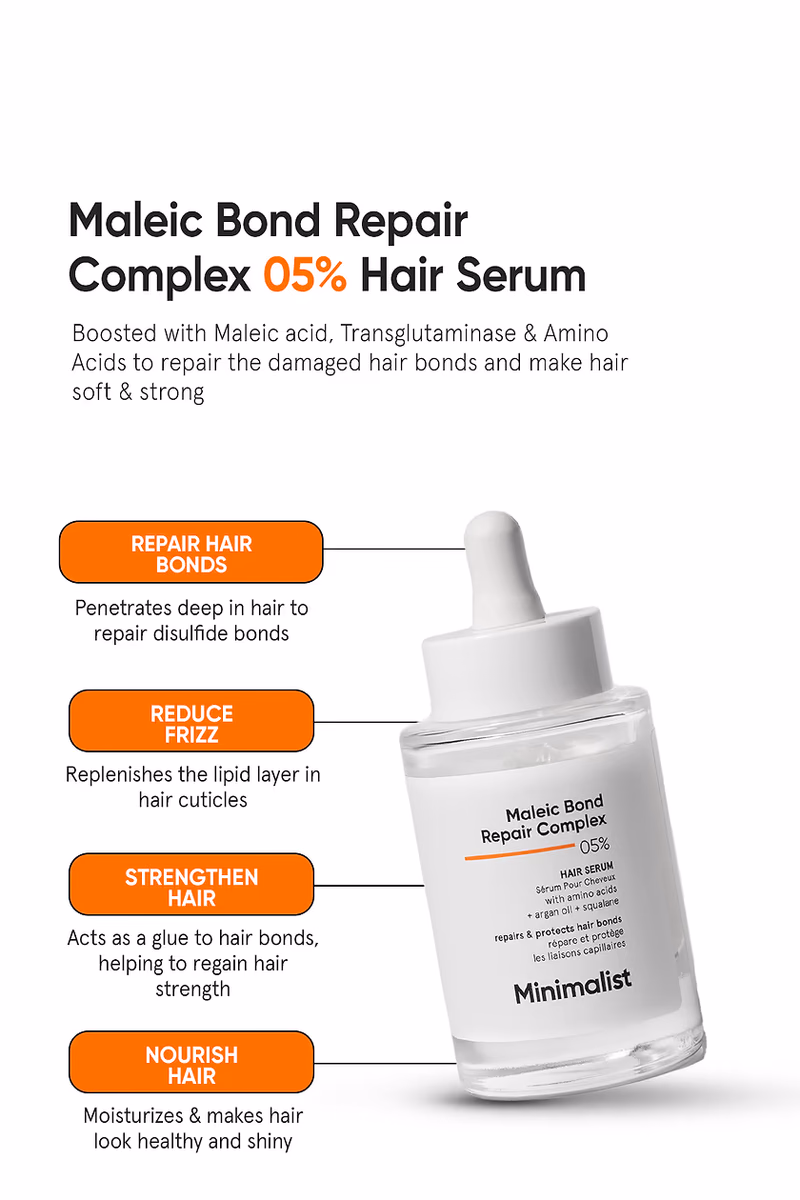 Minimalist - Maleic Bond Repair Complex - 05% - Hair Serum
