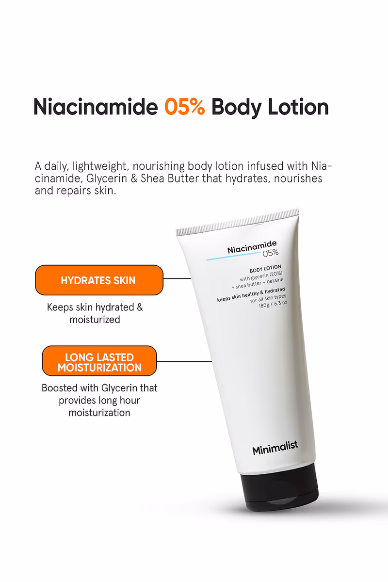 MINIMALIST - NIACINAMIDE 5% - BODY LOTION