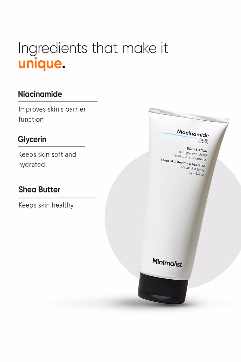 MINIMALIST - NIACINAMIDE 5% - BODY LOTION