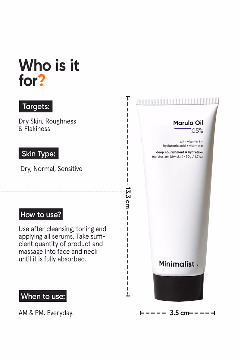 Minimalist - Moisturizer - Marula Oil 5%
