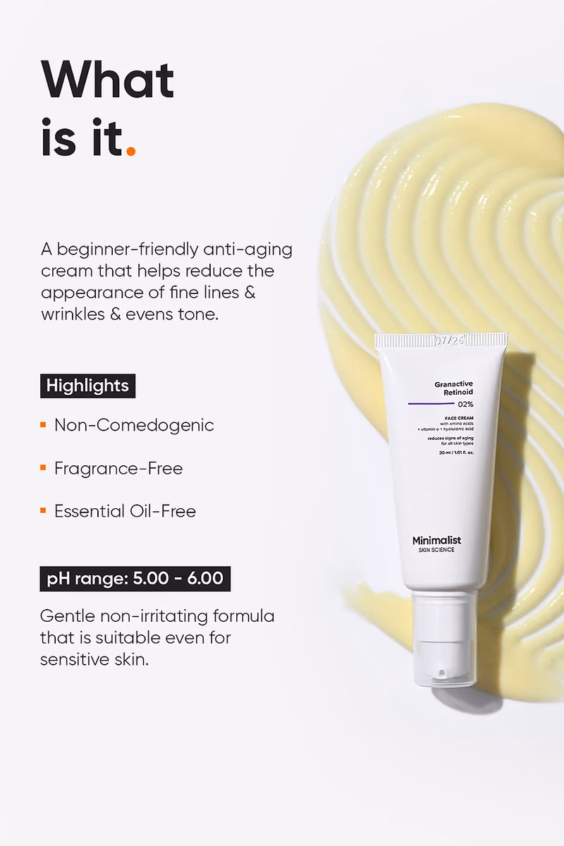 Minimalist - Face Cream - Granactive Retinoid 02%