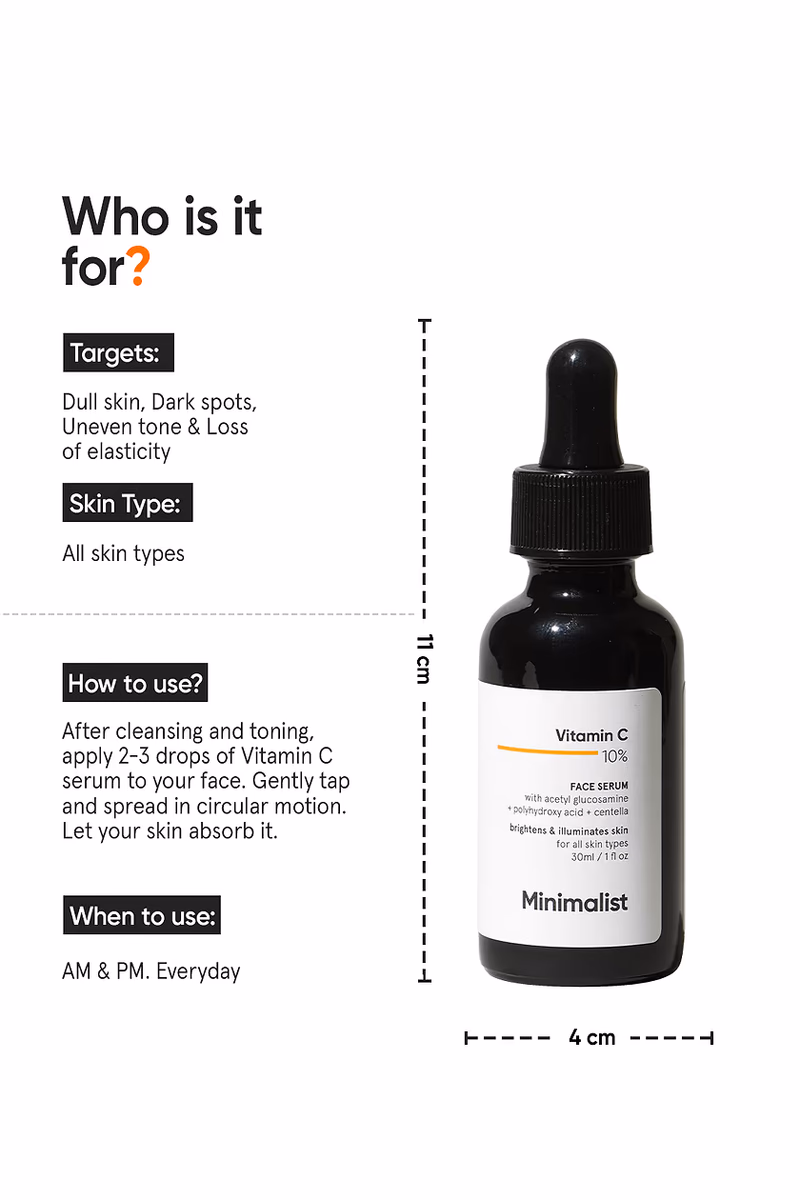 Minimalist - Vitamin C 10% - Face Serum
