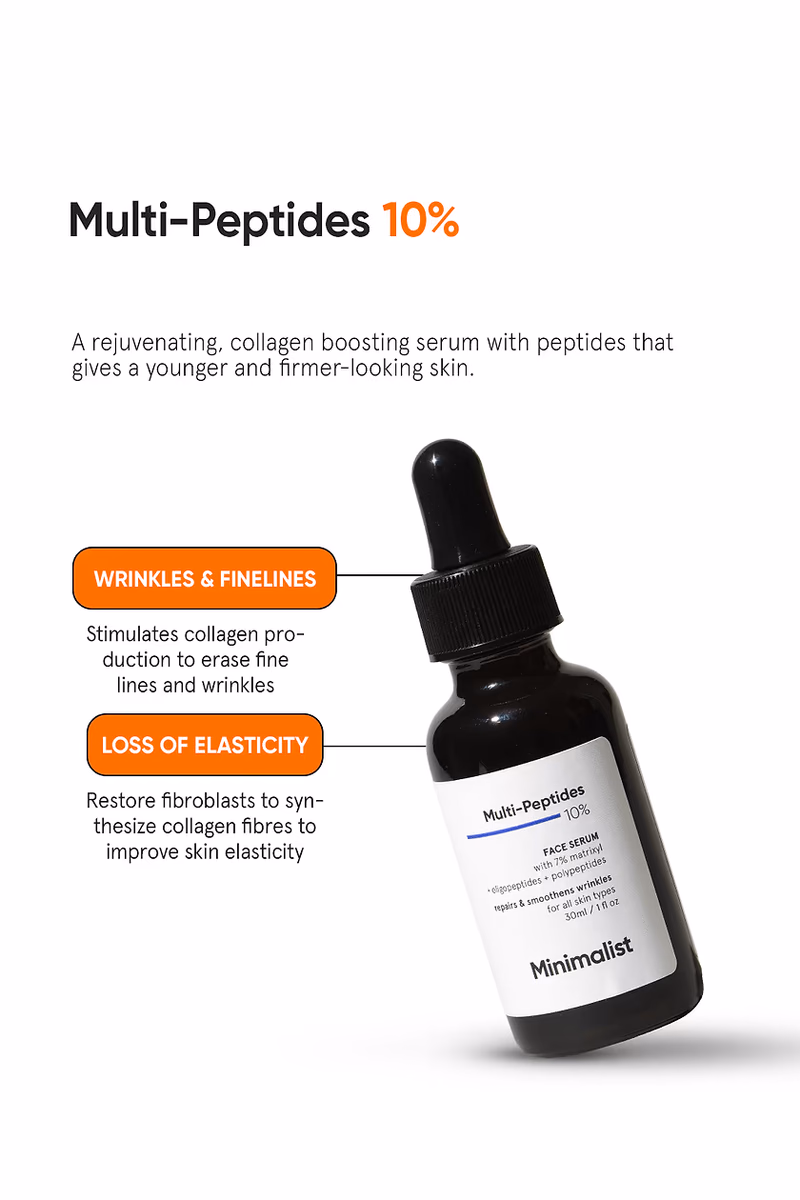 MINIMALIST - MULTI PEPTIDES 10% - FACE SERUM