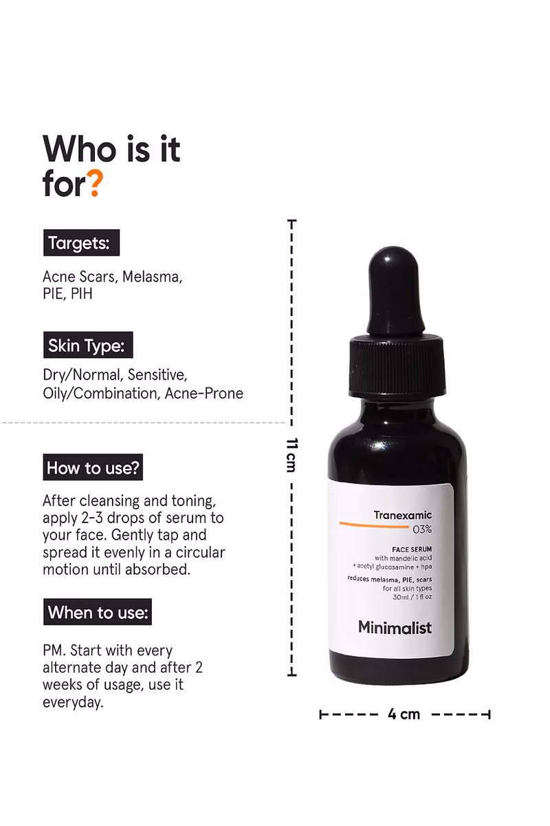 Minimalist - 3% Tranexamic Acid - Face Serum