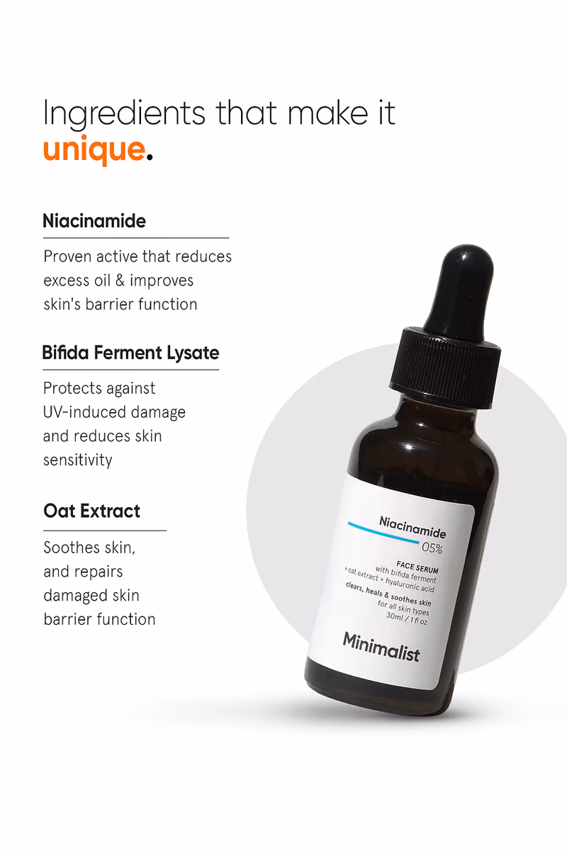 Minimalist - Niacinamide 05% - Face Serum