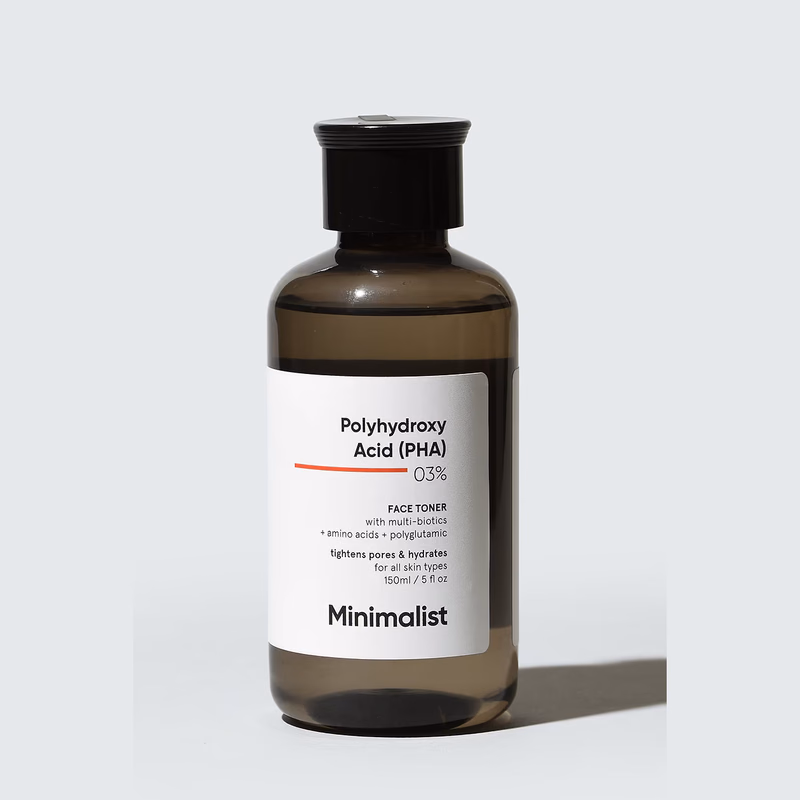 Minimalist - 3% Polyhydroxy PHA - Face Toner - With Multi Biotics