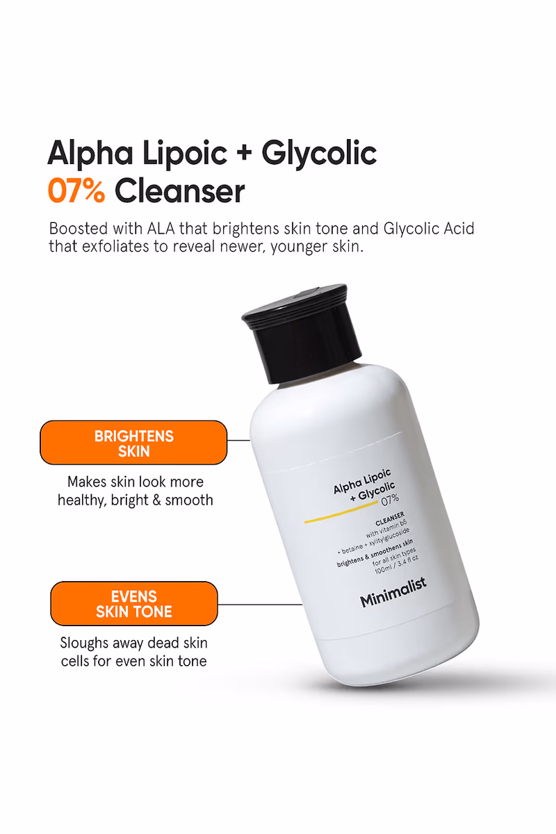 Minimalist - Alpha Lipoic+Glycolic - 07% - Cleanser