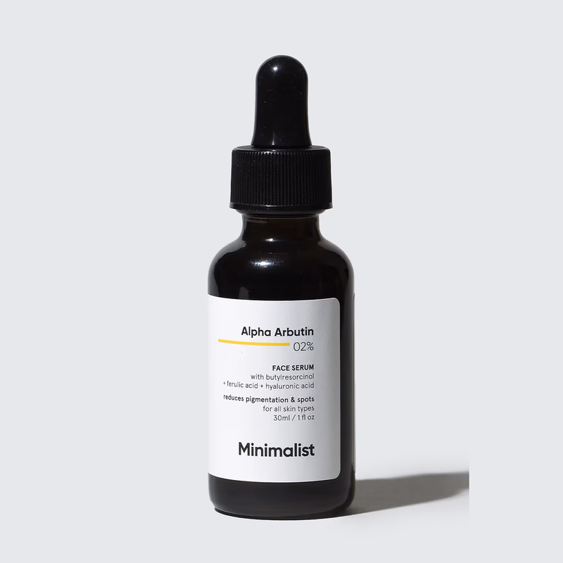 Minimalist - 2% Alpha Arbutin - Face Serum - With Butylresorcinol & Ferulic Acid
