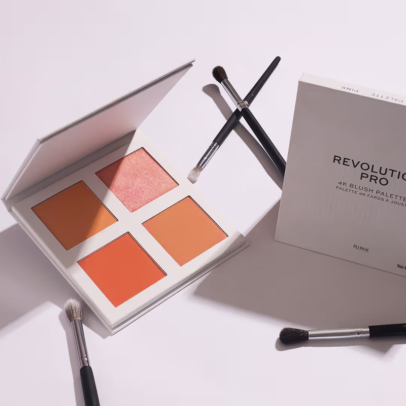 Makeup Revolution - Peach - Revolution Pro 4K Blush Palette