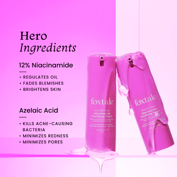 Foxtale-  12% Niacinamide + Azelaic Acid Clarifying Serum