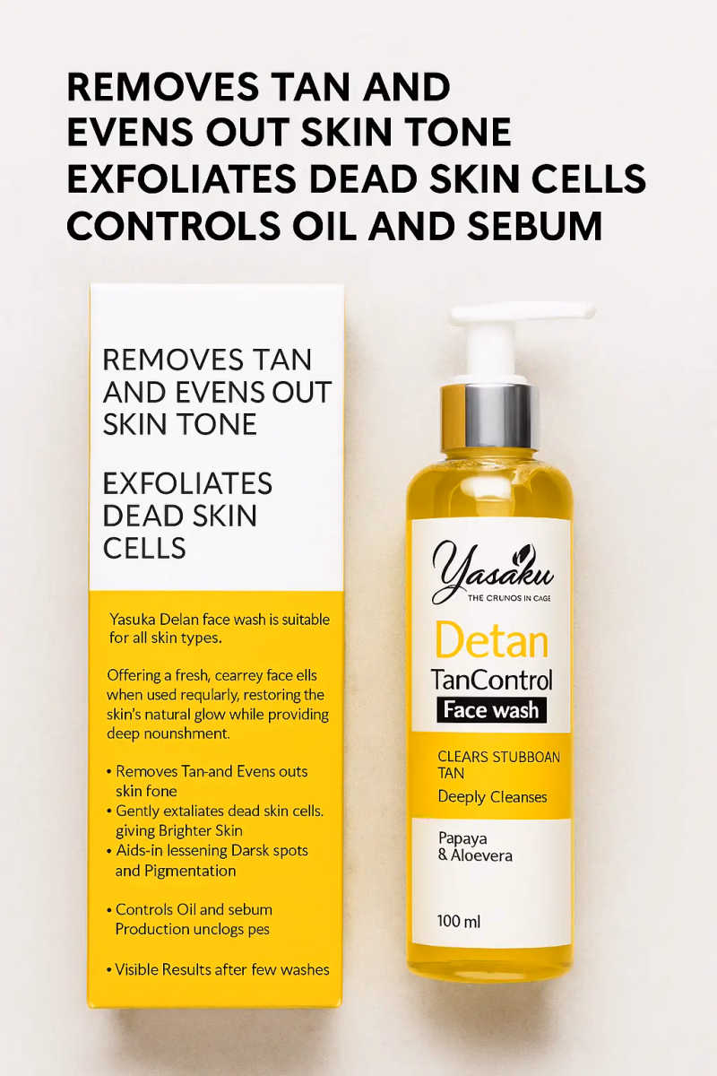 YASUKA - DETAN TAN CONTROL - FACE WASH