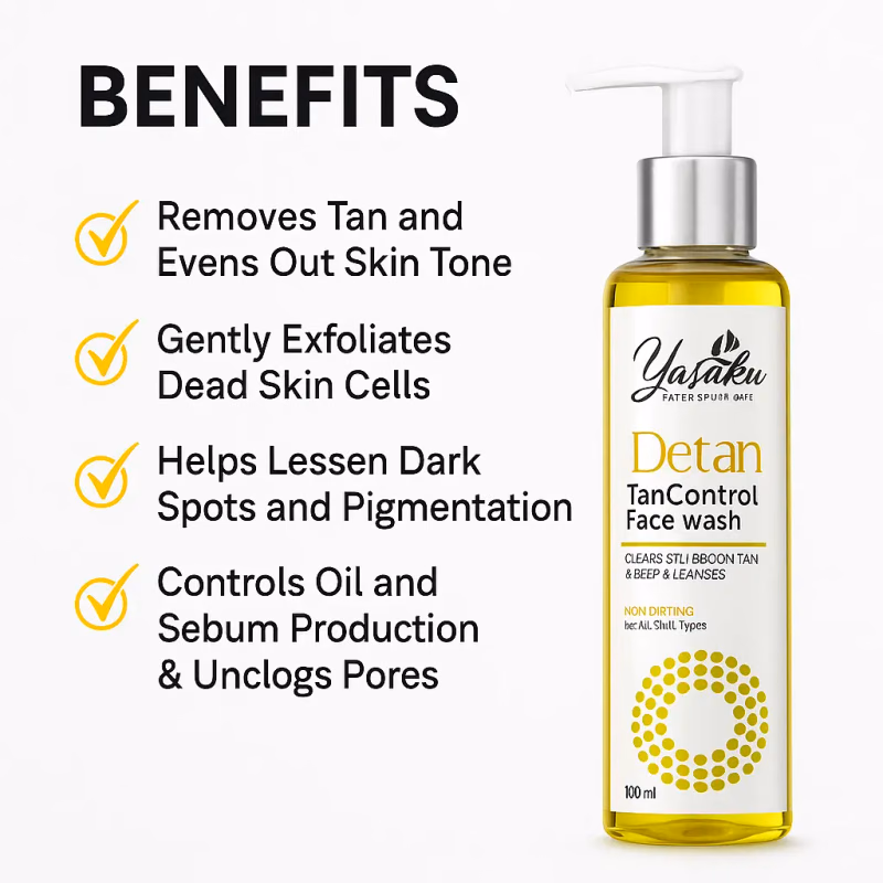 YASUKA - DETAN TAN CONTROL - FACE WASH