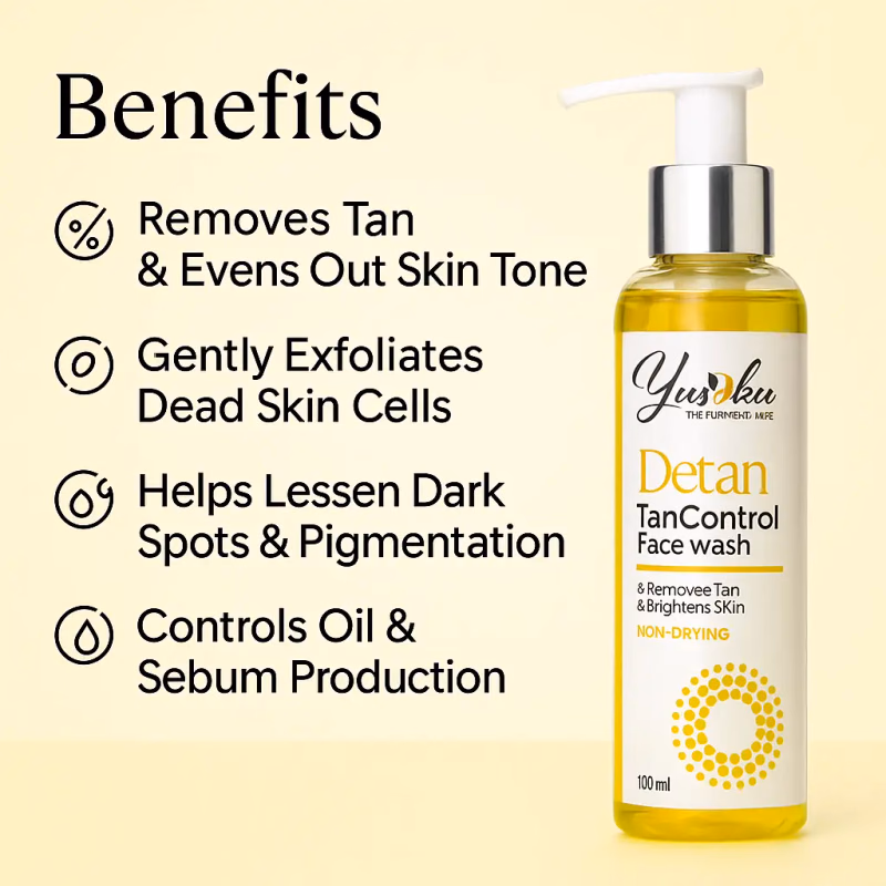 YASUKA - DETAN TAN CONTROL - FACE WASH