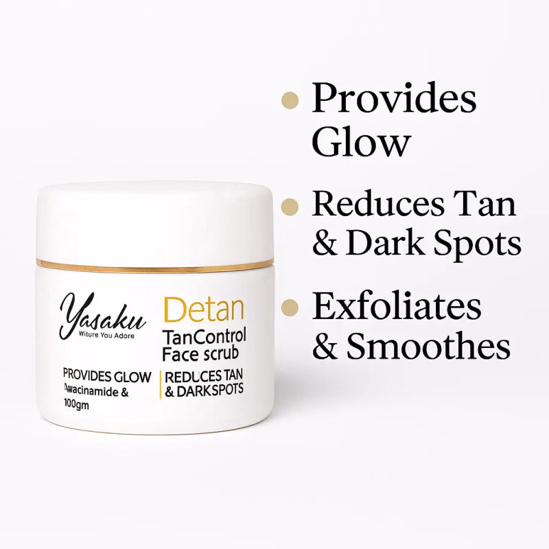 YASAKU - DETAN TAN CONTROL - FACE SCRUB