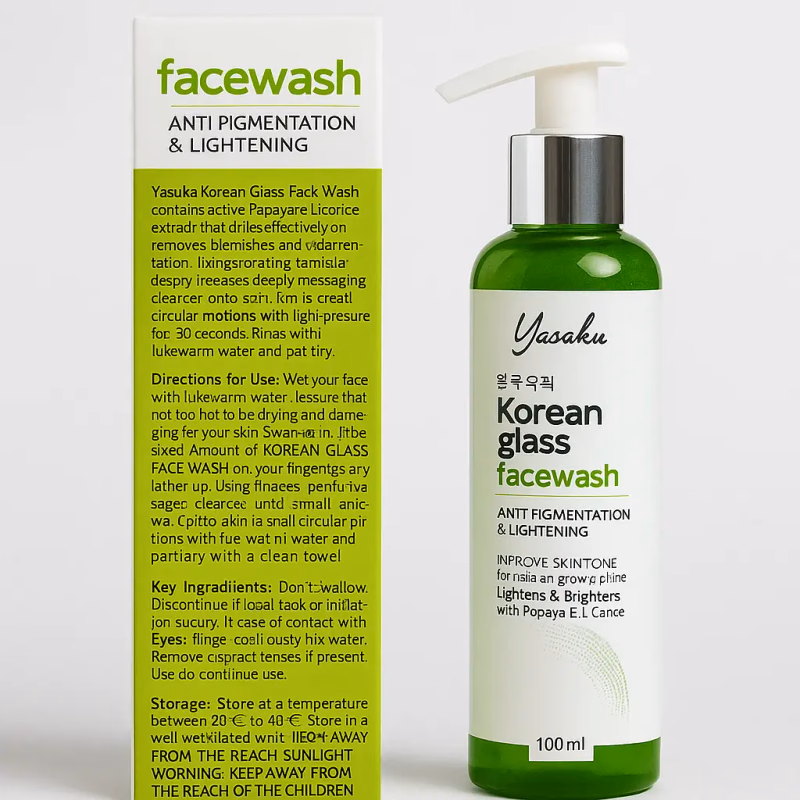YASAKU - KOREAN GLASS - FACE WASH