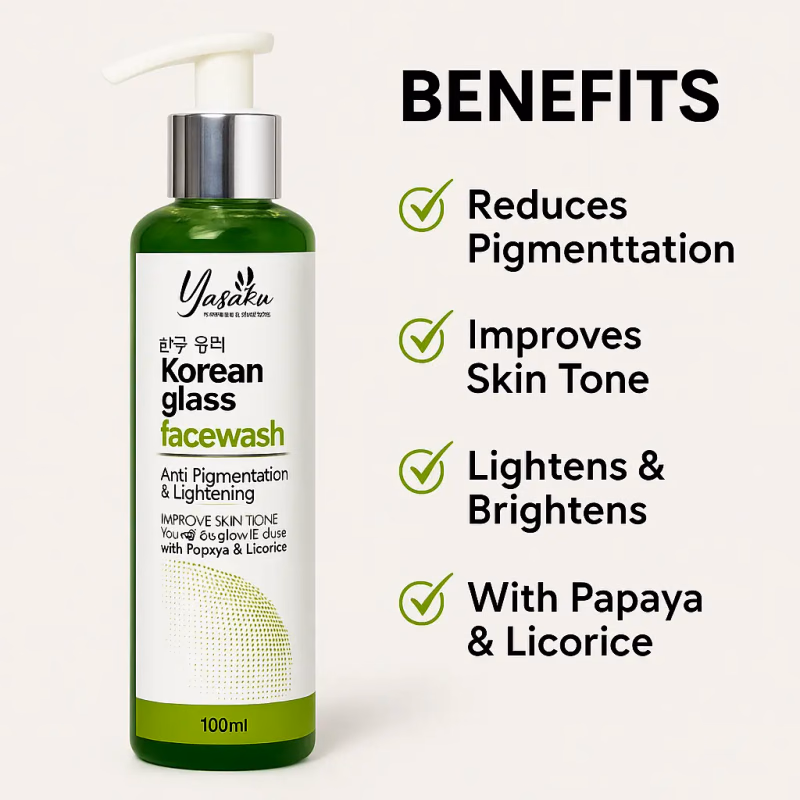 YASAKU - KOREAN GLASS - FACE WASH