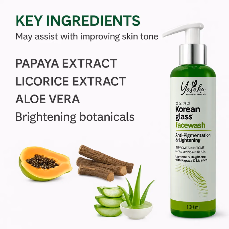 YASAKU - KOREAN GLASS - FACE WASH