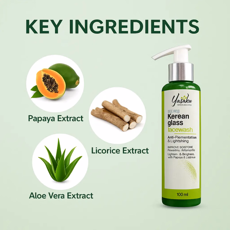 YASAKU - KOREAN GLASS - FACE WASH