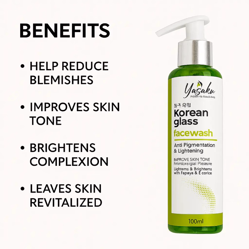 YASAKU - KOREAN GLASS - FACE WASH