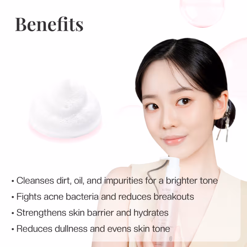 Mirabelle Korea - Red Rice - Deep Cleansing Face Wash
