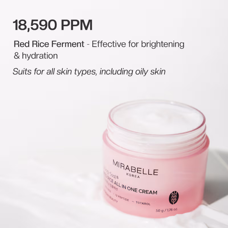 Mirabelle Korea - Red Rice - All In One Moisturing Cream