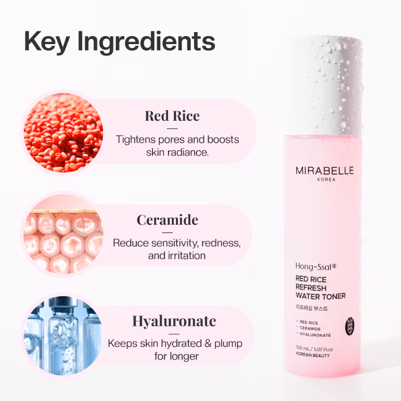 Mirabelle Korea - Red Rice - Refresh Water Toner
