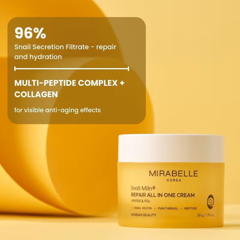 Mirabelle Korea - Snail Miin -Repair All In One Moisturing Cream