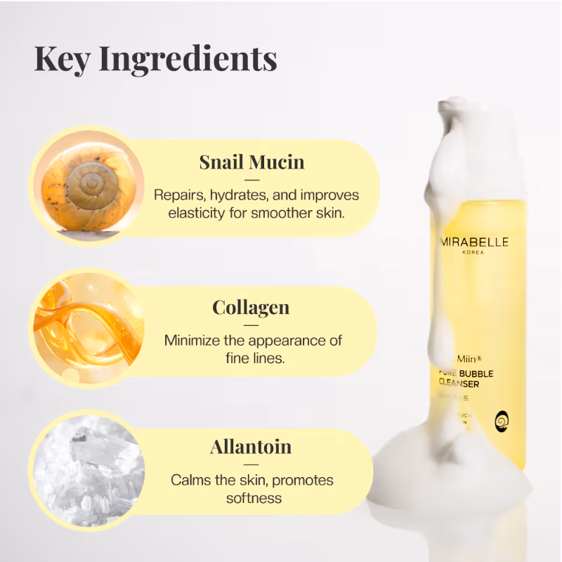 Mirabelle Korea - Snail - Bubble Cleanser