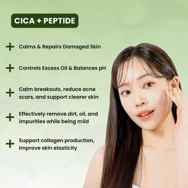 Mirabelle Korea - Cica + Peptide Intensive Face Wash