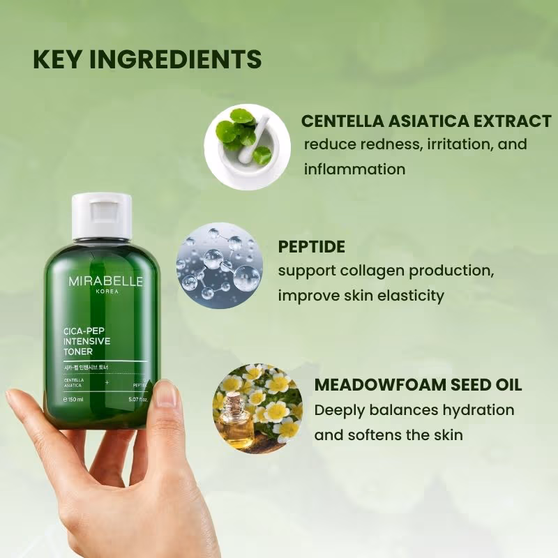 Mirabelle Korea - Cica + Peptide Intensive Toner