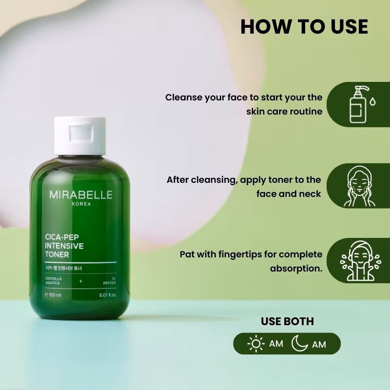 Mirabelle Korea - Cica + Peptide Intensive Toner