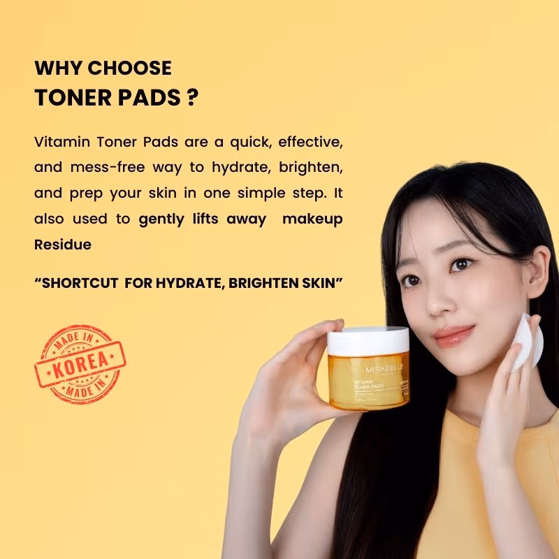 Mirabelle Korea - Vitamin Toner Pads