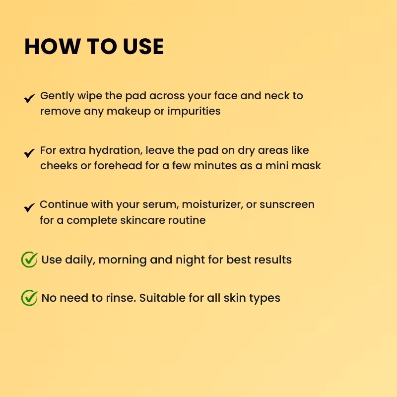 Mirabelle Korea - Vitamin Toner Pads