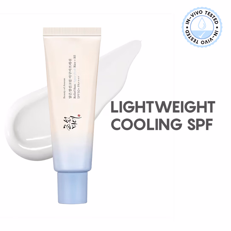Beauty of Joseon - Relief Sun Aqua - Fresh Add SPF 50+ PA++++ Rice + B5