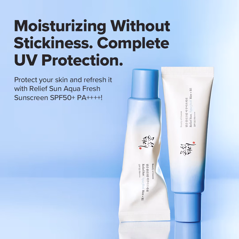 Beauty of Joseon - Relief Sun Aqua - Fresh Add SPF 50+ PA++++ Rice + B5