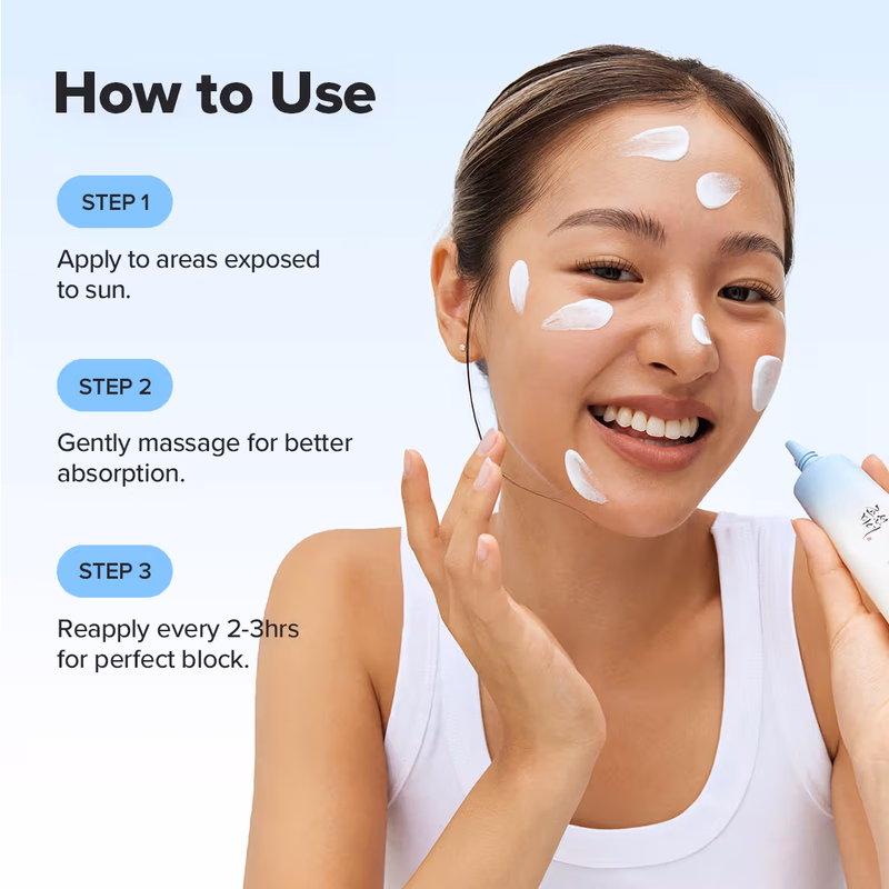 Beauty of Joseon - Relief Sun Aqua - Fresh Add SPF 50+ PA++++ Rice + B5