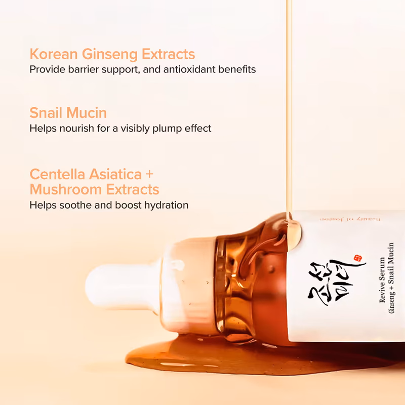 Beauty Of Joseon - Revive Serum For Skin Elasticy - Ginseng + Snail Mucin