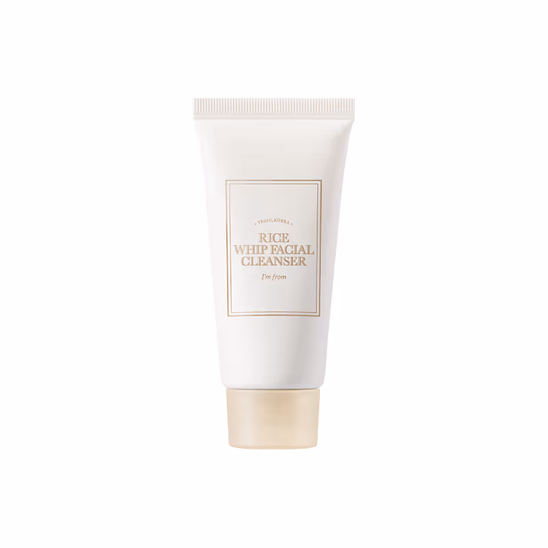 I'm From - Rice Whip Facial Cleanser - Brightening Korean Rice Cleanser, AHA, BHA, Dry & Dull Skin
