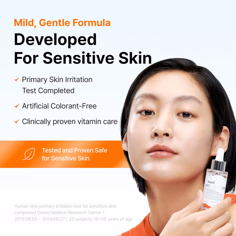 Klairs - Freshly Juiced Vitamin Drop - Pure Vitamin C Serum & I'm From Rice Toner - Ultimate Glow Combo