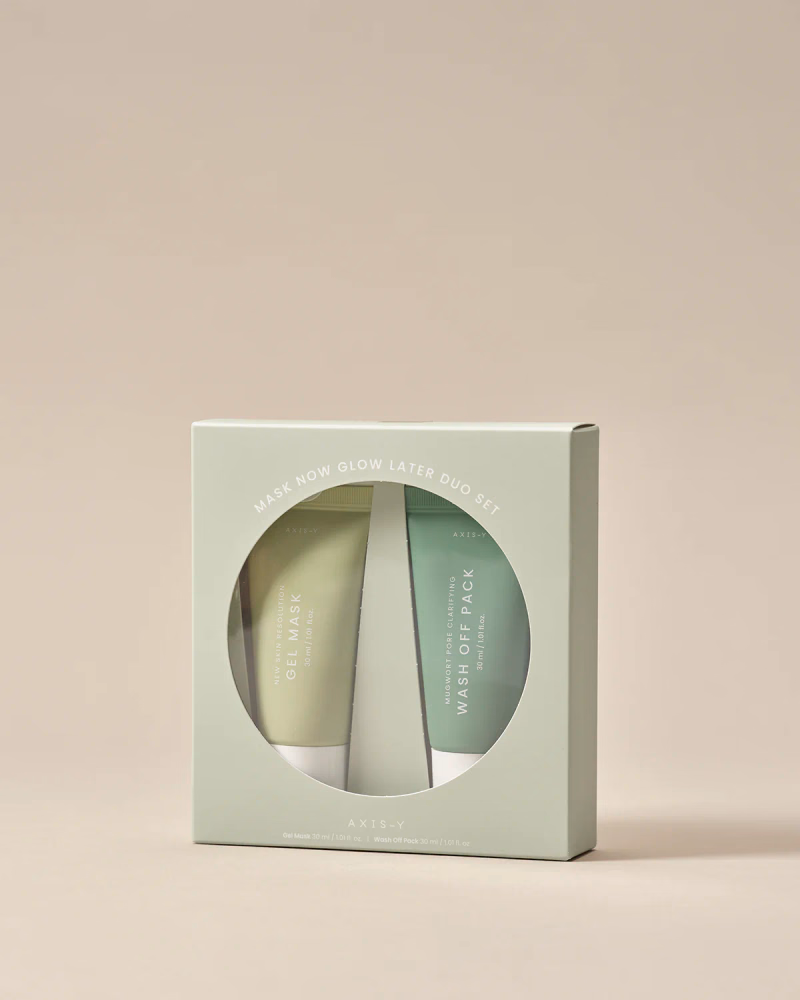 AXIS-Y Mask Now Glow Later Duo Set