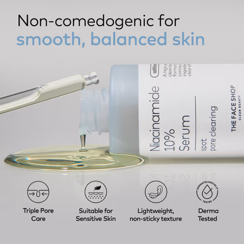 The Face Shop - Alltimate Niacinamide 10% Korean Serum - Reduces Oil & Minimizes Pores, for Oily Skin