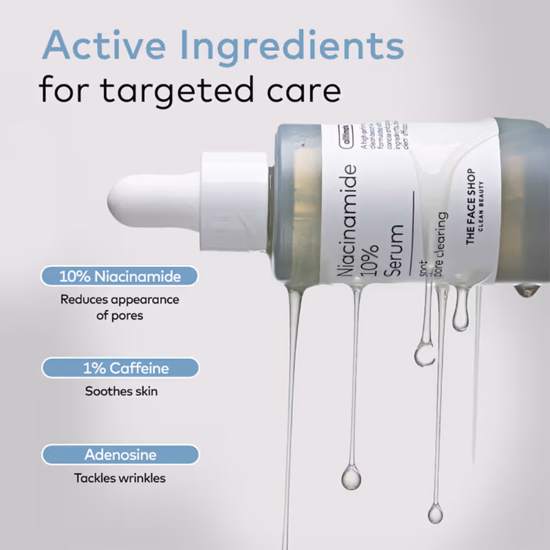The Face Shop - Alltimate Niacinamide 10% Korean Serum - Reduces Oil & Minimizes Pores, for Oily Skin