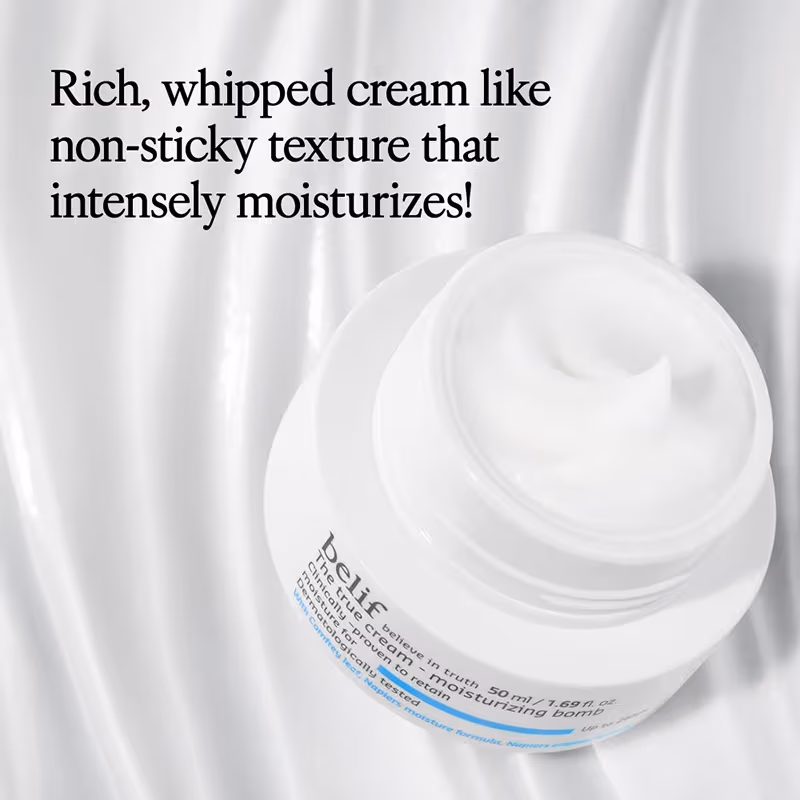 Belif - Moisturizing Bomb Cream - Vegan Korean Face Cream with Ceramides & Peptides For Barrier Repair