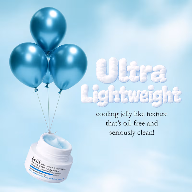 Belif - The True Cream Aqua Bomb - Dermat Tested Moisturizer, Increases Skin Hydration By 70%