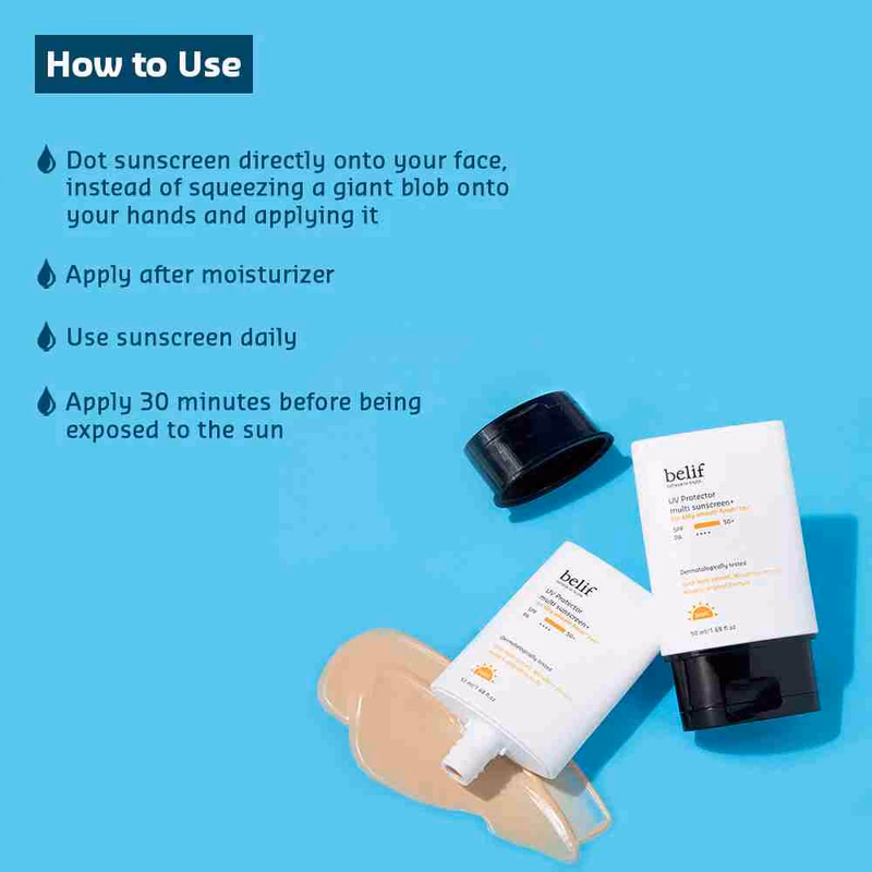 Belif - Uv Protector Multi Sunscreen + Spf50+
