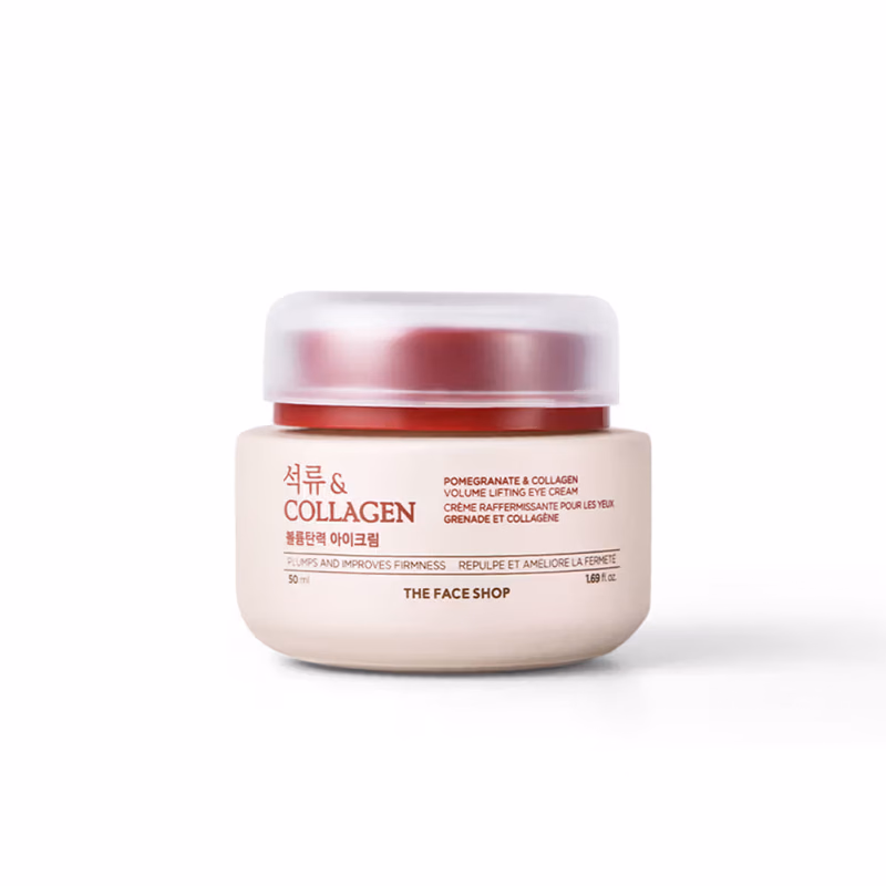 The Face Shop - Collagen & Pomegranate Korean - Under Eye Cream for Dark Circles & Wrinkles