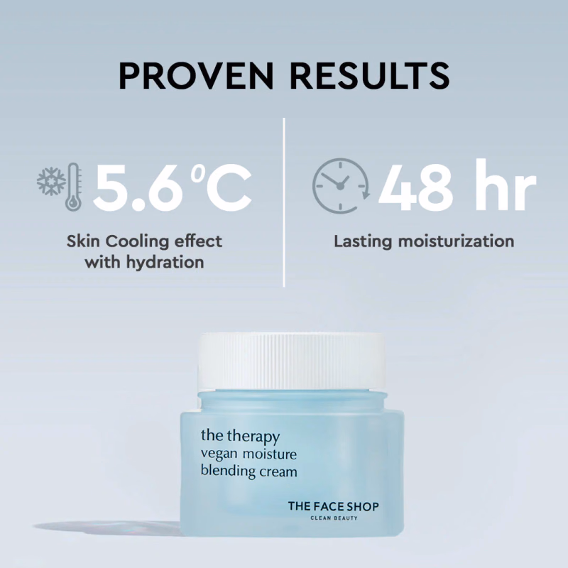 The Face Shop - The Therapy Vegan Moisture Blending Cream