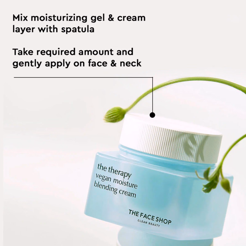 The Face Shop - The Therapy Vegan Moisture Blending Cream